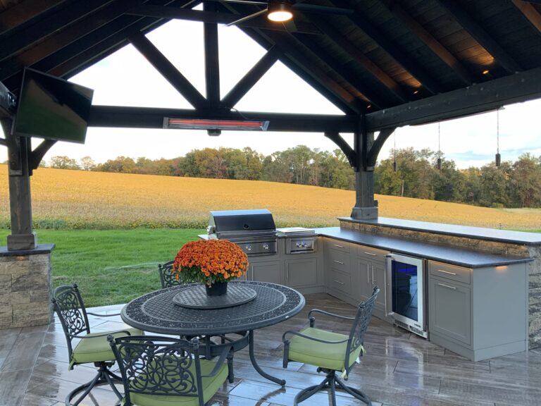A Outdoor Dining and Entertaining Hardscape Installation in York, PA