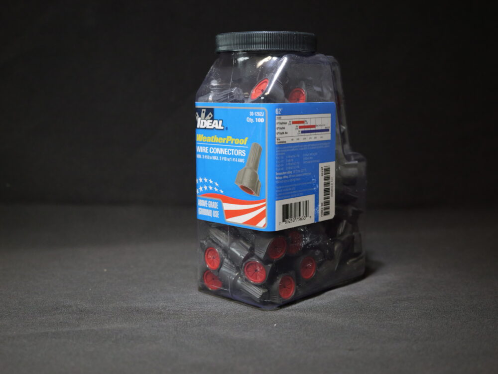 Ideal Connector,62 Med. Grey/Red, 100ct