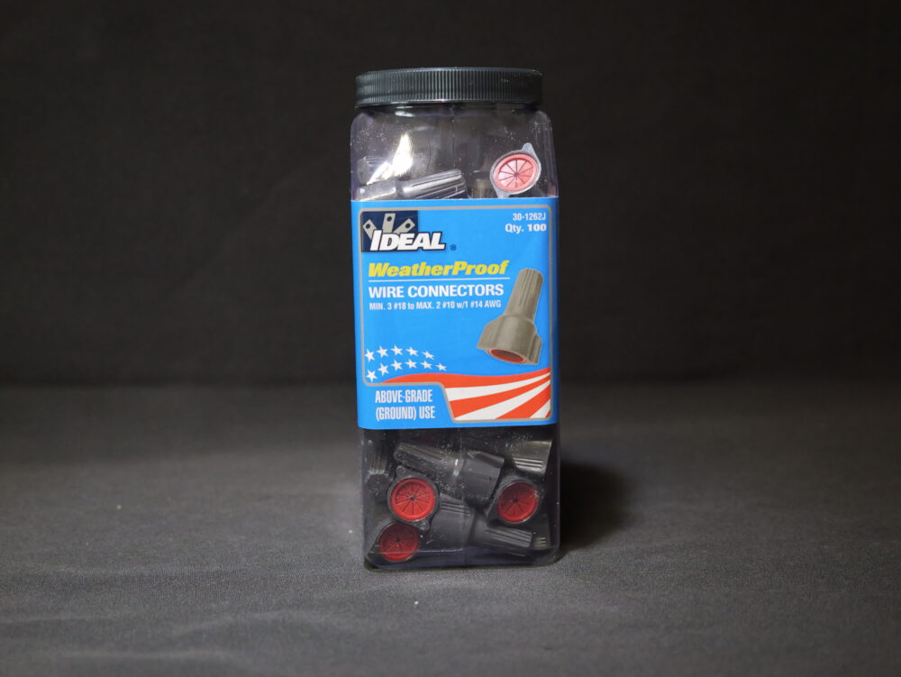 Ideal Connector,62 Med. Grey/Red, 100ct