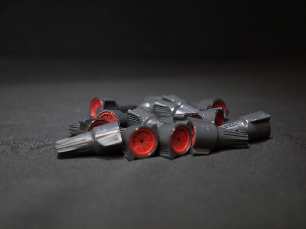 Ideal Connector,62 Med. Grey/Red, 100ct