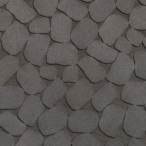 techo bloc antika permeable paver smooth onyx black
