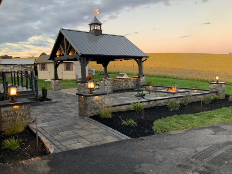 The Outdoor Dining and Entertaining Hardscape Installation in York, PA