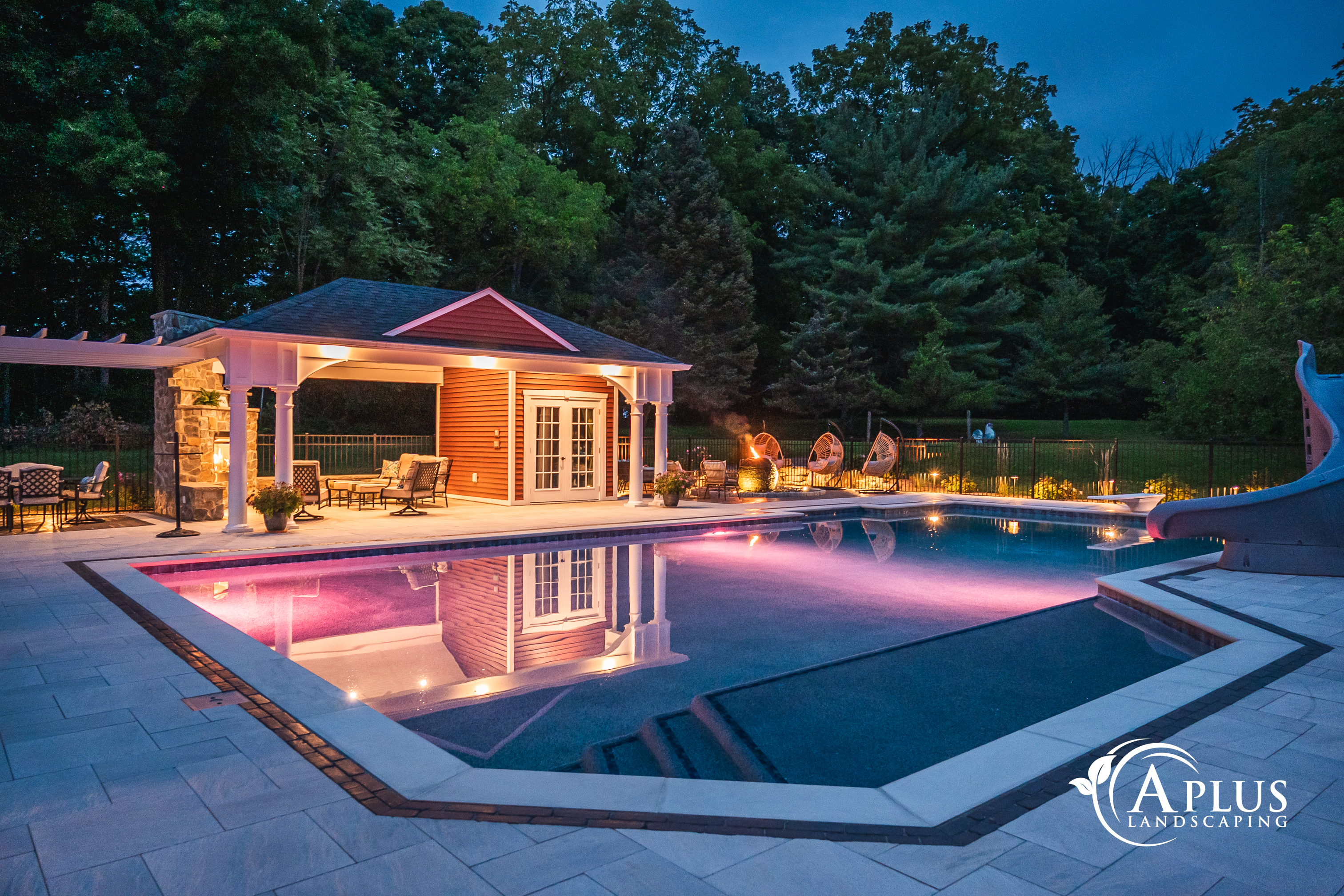 The Perfect Modern Swimming Pool And Entertaining Patio In Wernersville, PA 24 The Perfect Modern Swimming Pool And Entertaining Patio In Wernersville PA