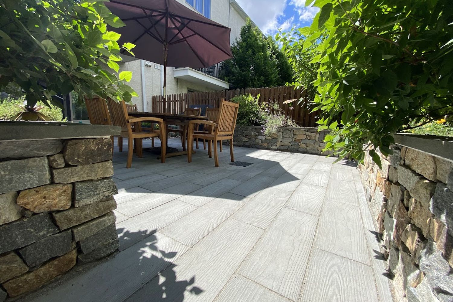 granite pavers hardscape installation landscaping