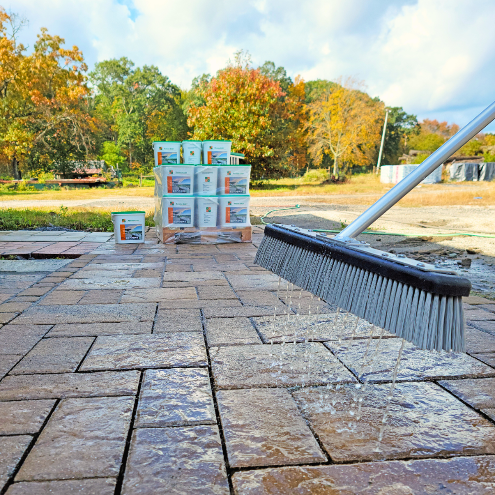 hydrobroom and xtreme easy paving compound in the background bundle listing for sale
