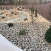 beautiful walkway with 1-2 inch new england river rock for sale