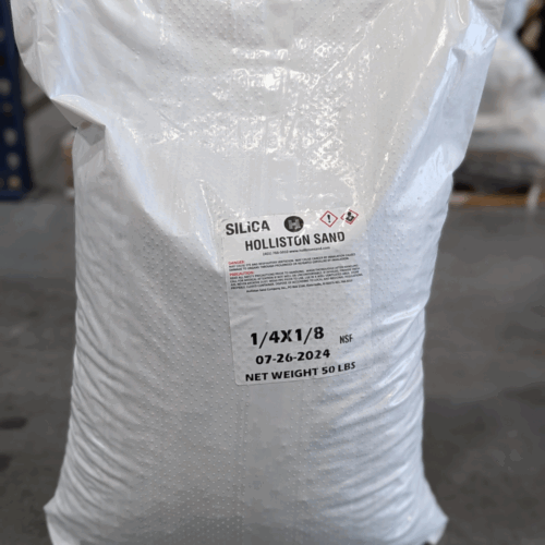 front photo of a bag of washed gravel earth color for sale