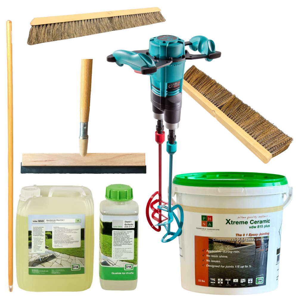 bundle listing combo photo for tile and paver finishing kit for sale